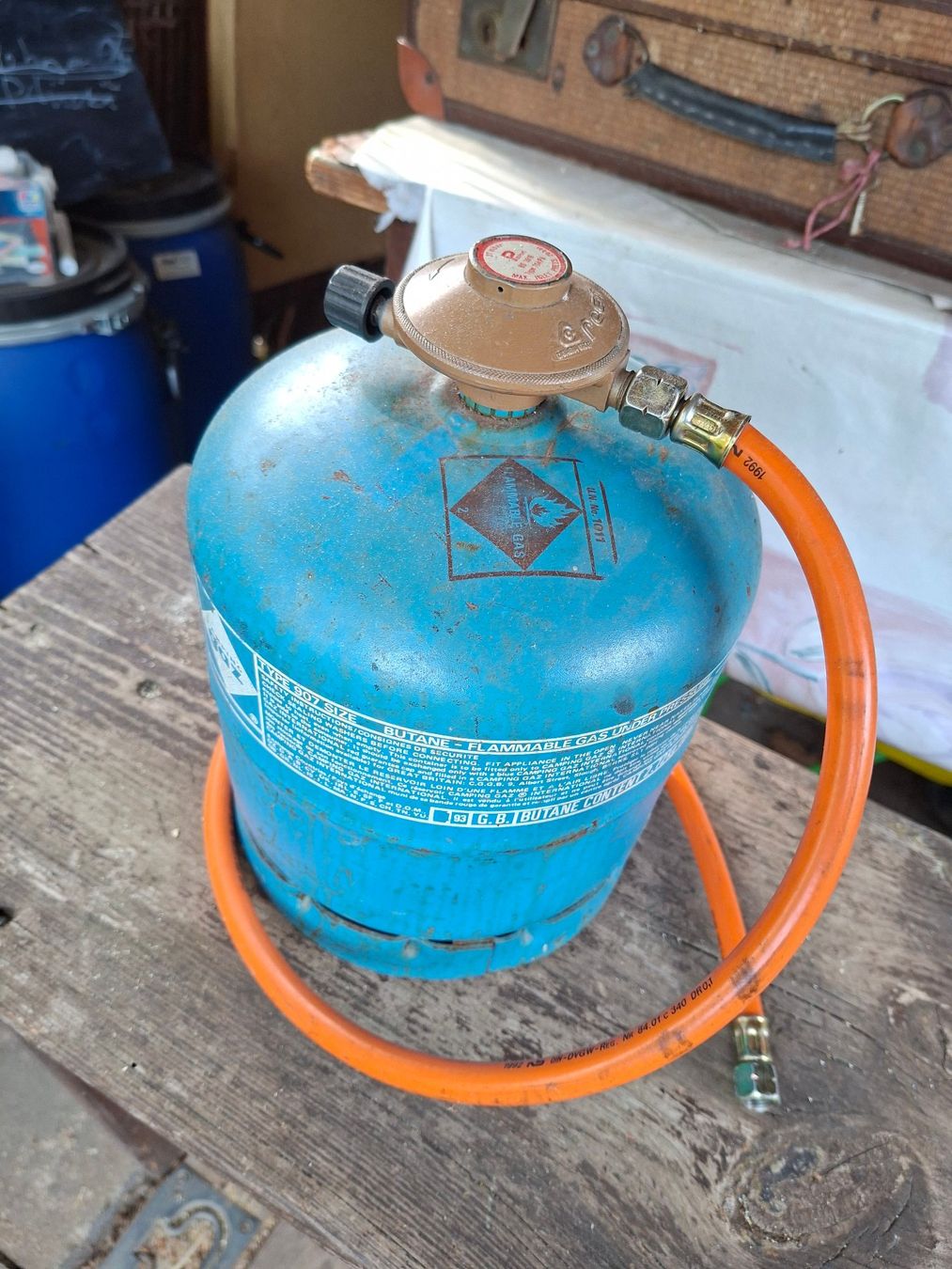 Herde: Portabler Camping Gas Kocher 2-flammig – Gebraucht aus Zürich von Pascual 4