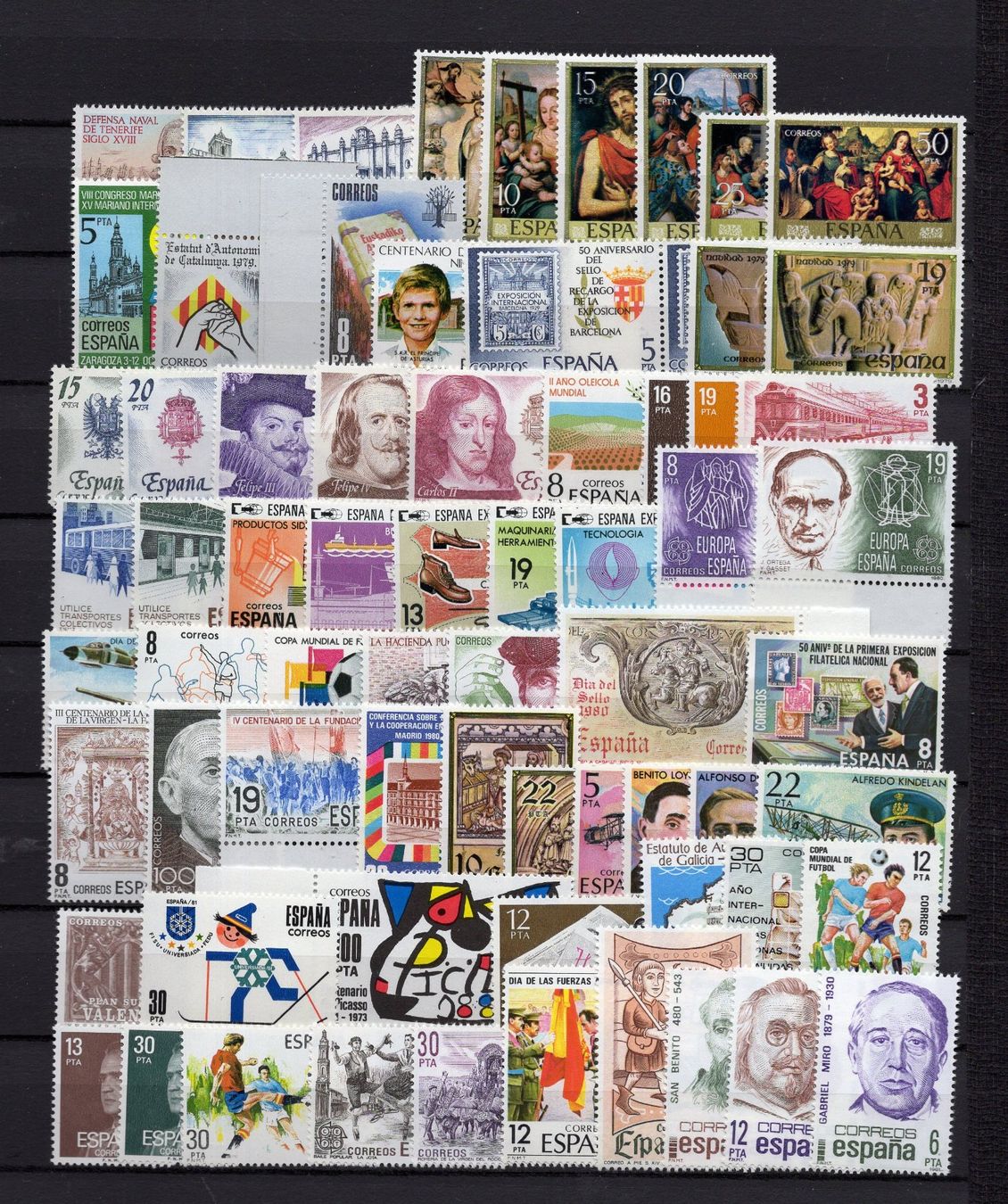 Tutti i francobolli: R5820  /  Espagne 1979 neufs XX – Nuovo (secondo la descrizione) da Ste-Croix venduto da MONT-TAGNAC