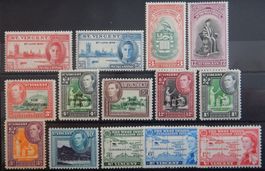 St. Vincent British Lot mit alten Werten III