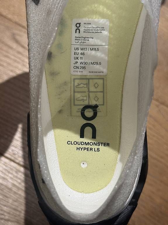 Herrenschuhe: On LightSpray Cloudmonster 3 Hyper – Gebraucht aus Küsnacht ZH von Dixon 3