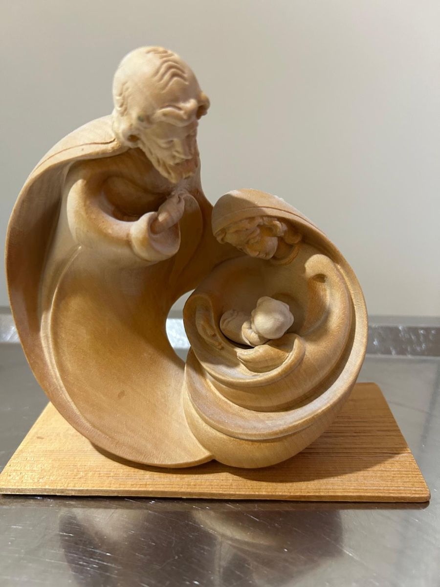 Statuette: Krippe Skulptur Holz handgeschnitzt  – Usato da Uetliburg SG venduto da busle081