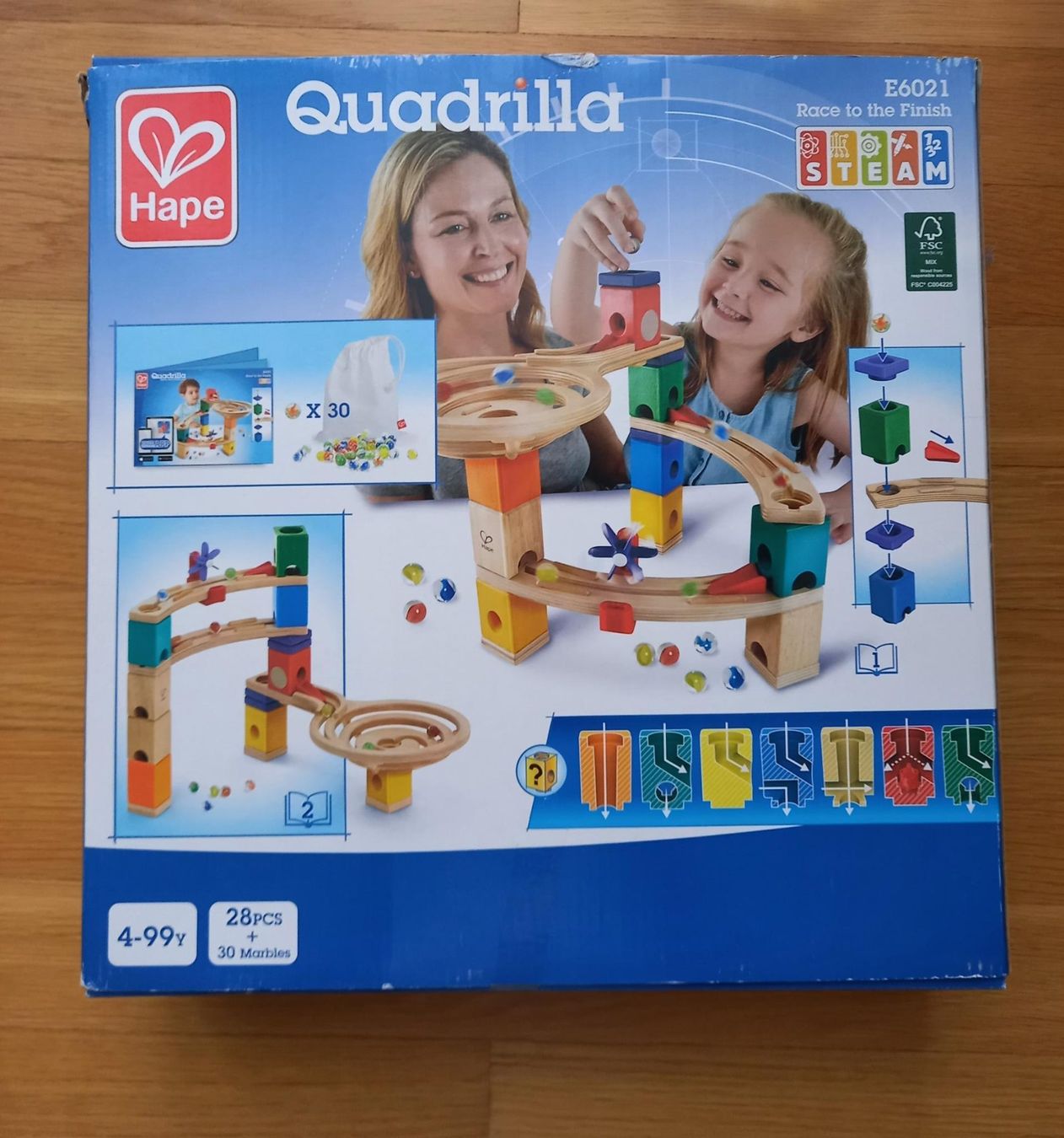 Quadrilla Giocattoli: Hape Quadrilla Murmelbahn E6021 – Usato da Zürich venduto da steibo 1