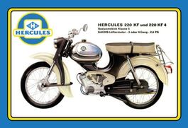 Blechschild-HERCULES 220 KF UND 220 KF 4