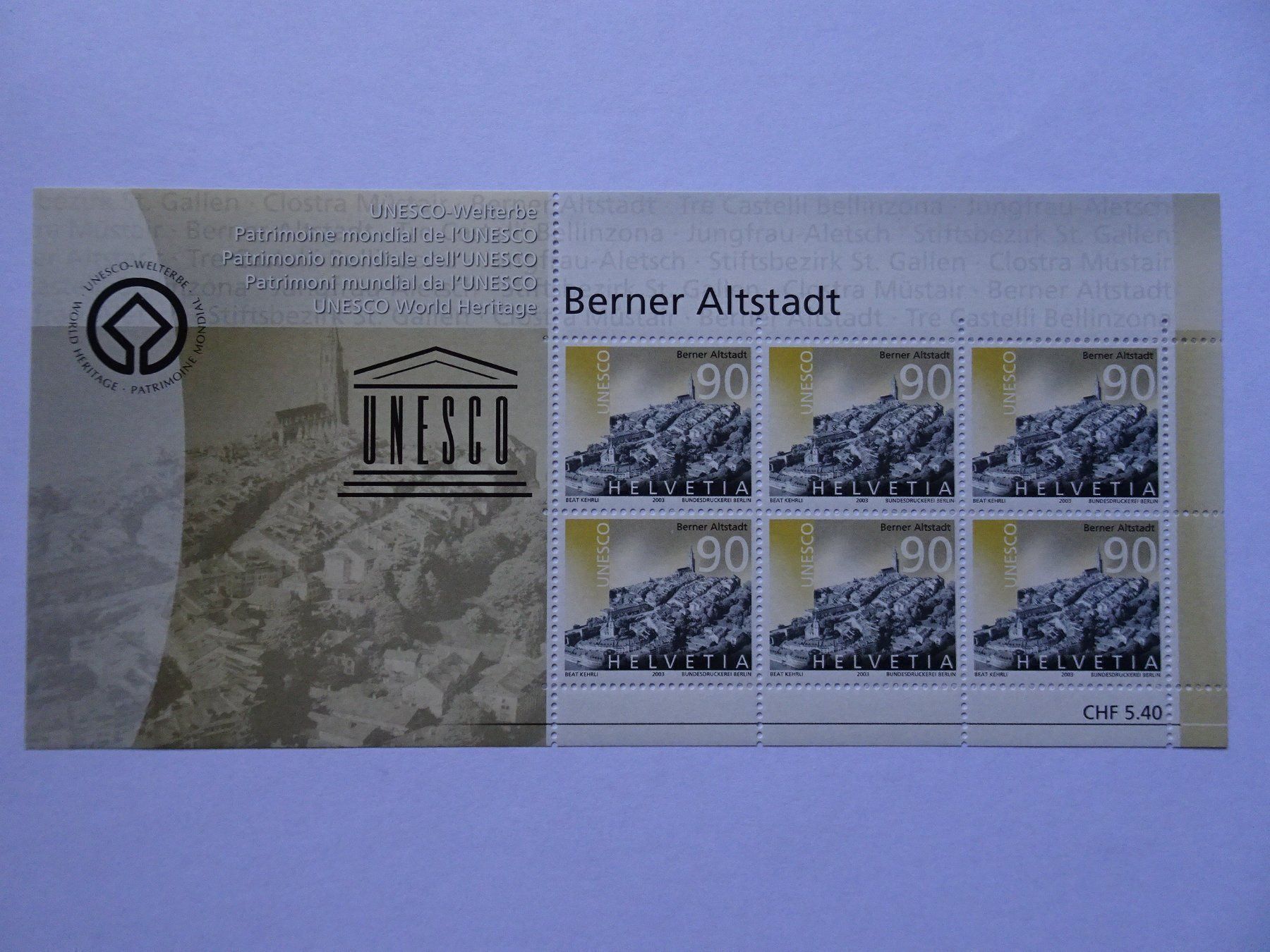 Alle Briefmarken: 2003* – Neu (gemäss Beschreibung) aus Aadorf von Chnorli-Furz