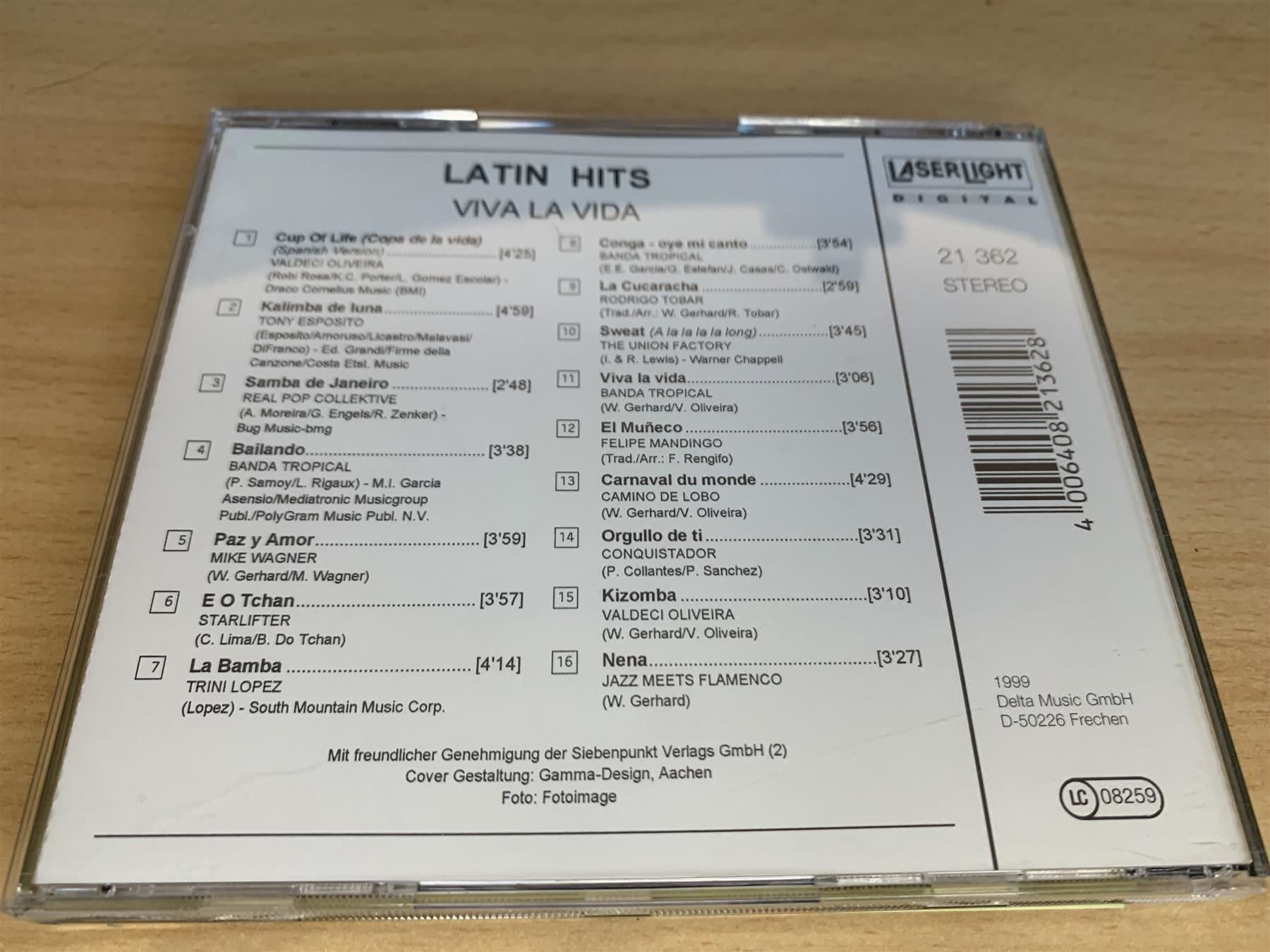 CD: Latin Hits - Viva La Vida – Usato da Rikon im Tösstal venduto da Alpenmutz 1