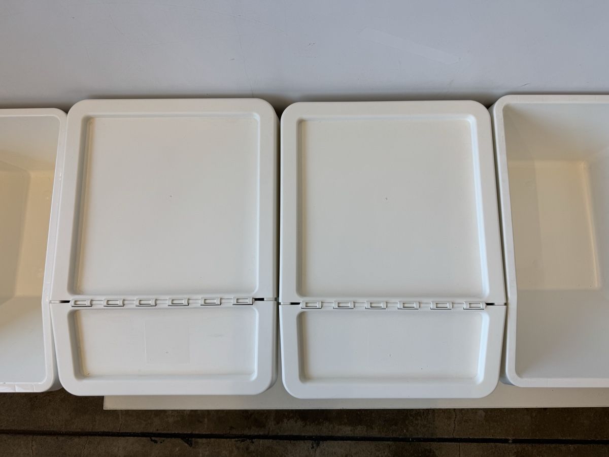 Transportkisten: Ikea SORTERA 5 Sortierbehälter mit 2 Deckel, beige, 37L. – Gebraucht aus Zürich von Nobs1 3