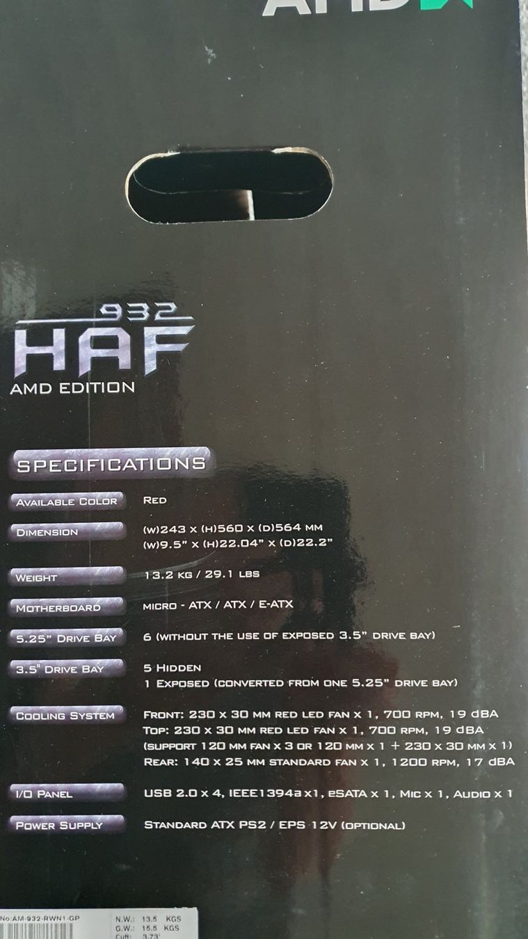 PC: NEUER PC Tower Cooler Master 932 Haf AMD Edition – Usato da Ittigen venduto da Searay 6