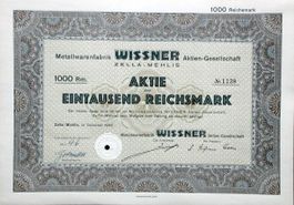 Metallwarenfabrik Wissner AG, Zella-Mehlis - 1943