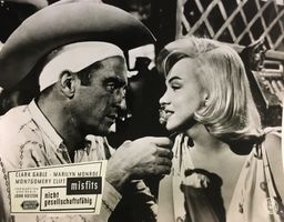 Grosse Aushangfoto, Marilyn Monroe im Kult-Film "misfits"
