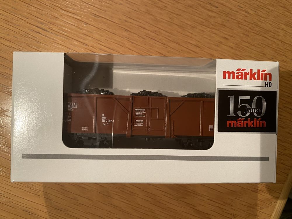 Märklin H0 4431 Offener Güterwagen Kohlewagen OVP 150 Jahre 1