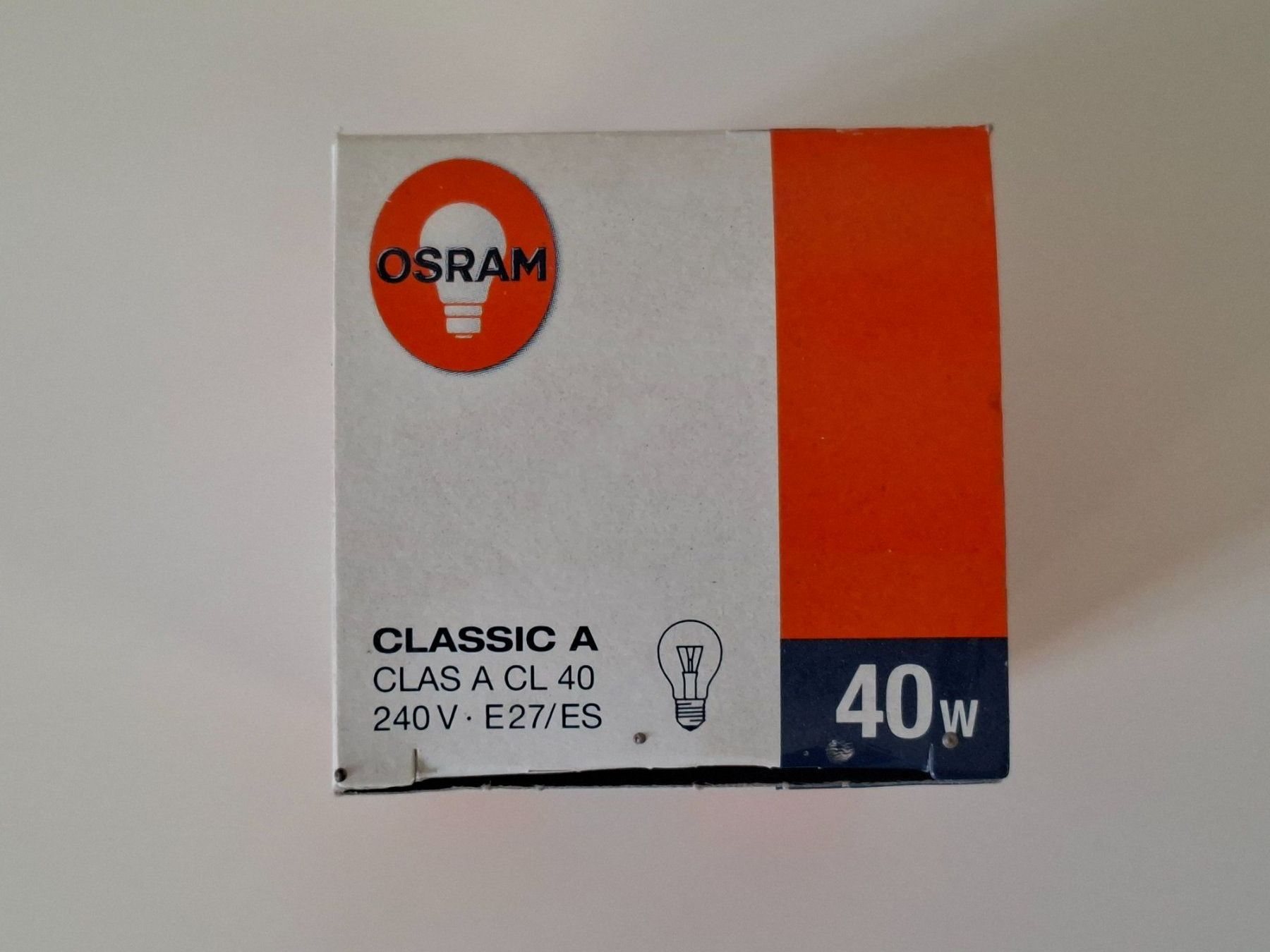 Osram Lampade: Osram Classic A Glühlampe 240V 40W E27 – Usato da Wettingen venduto da Wendemarket 1