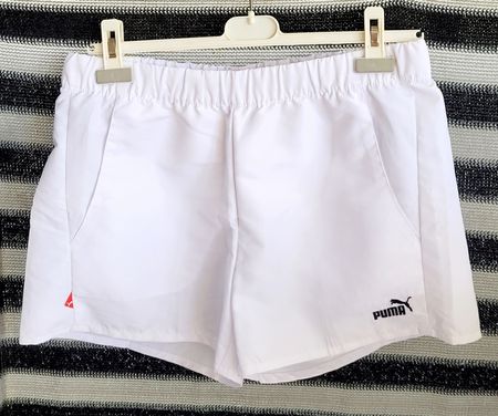Neuwertig! Original Vintage Shorts Damen PUMA Weiss 90er 