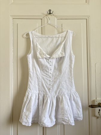 White Shein sleeveless Summer minidress - Size M