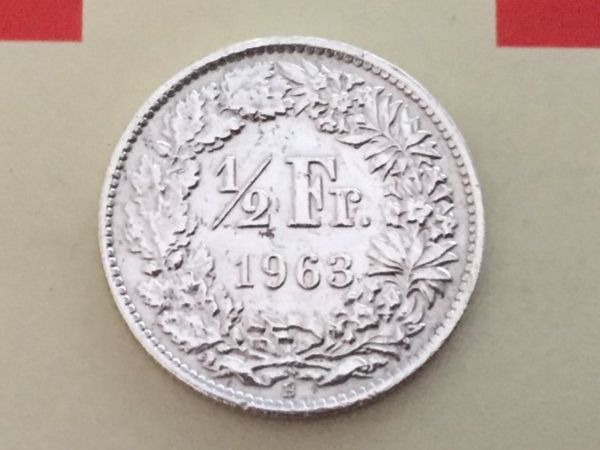 Tutti le monete: 1/2 Franken 1963 ss-vz – Usato da Elsau venduto da herbybay