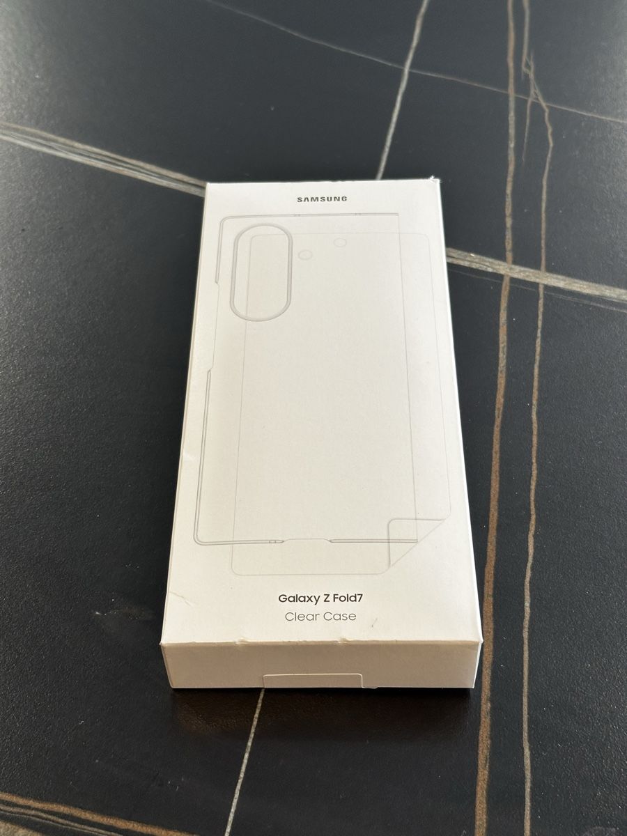 Samsung Cover & Protezioni schermo: Coque Samsung Galaxy Z Fold7 Clear Case – Nuovo e nell'imballaggio originale da Fribourg venduto da WAURGB_6498