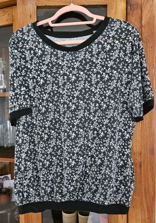 Shirt Blumen,Tchibo women essentials,Gr.L