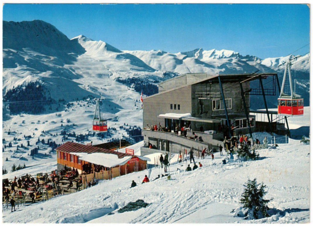 Ansichtskarten: Lenzerheide - Luftseilbahn Rothorn – Gebraucht aus Binningen von Mountainrider