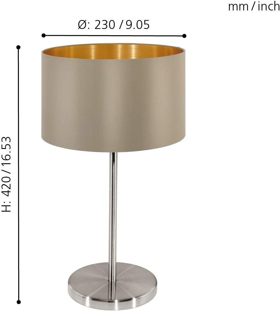 Lampade: Tischlampe Maserlo gold – Nuovo e nell'imballaggio originale da Nuglar venduto da SaleRitter 3