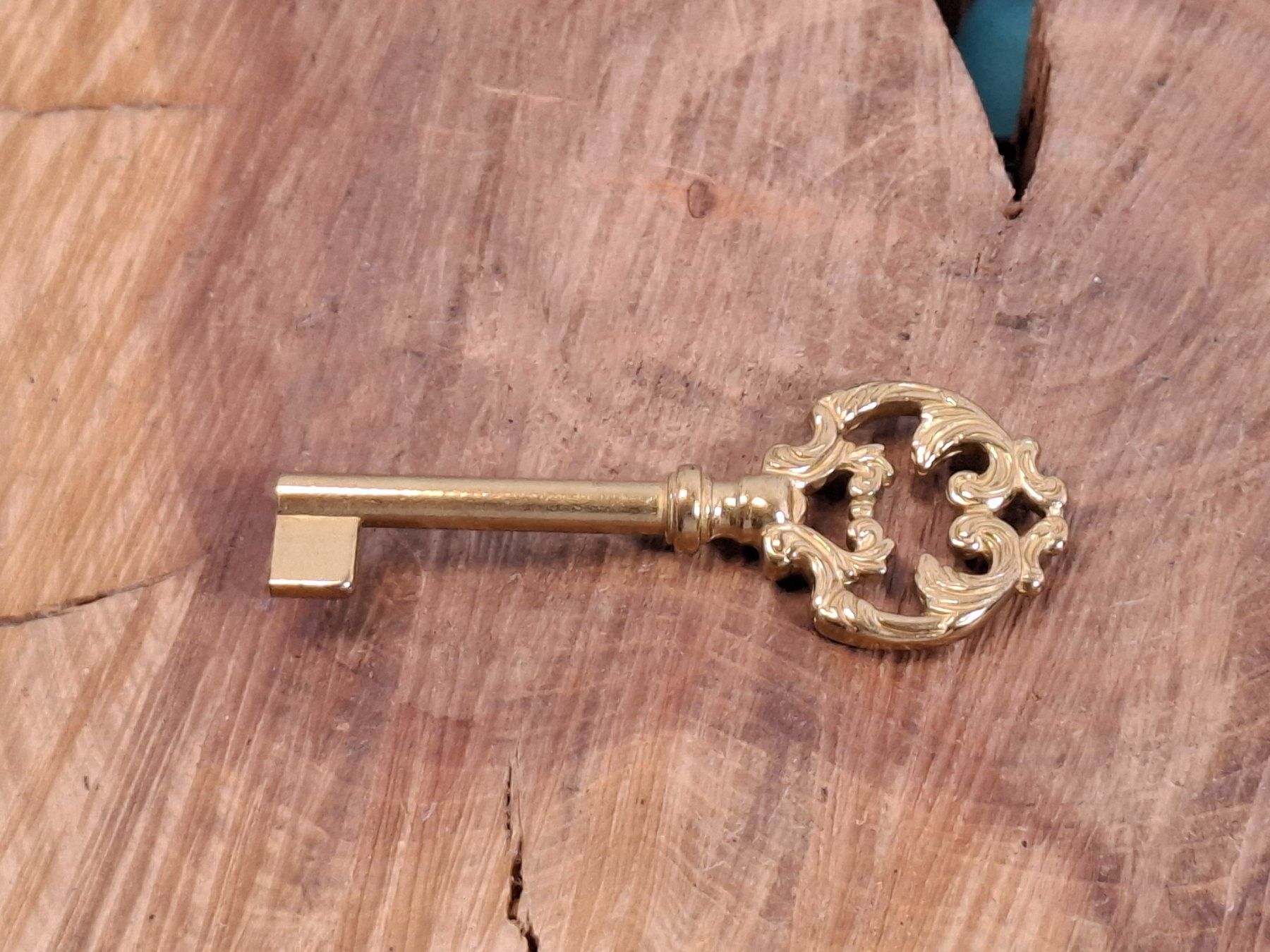 Lucchetti: 1 Möbel Hohl Schlüssel, 8.5cm, Messing - NEU (3664#MBS3) – Nuovo (secondo la descrizione) da Baar venduto da rocca268 6