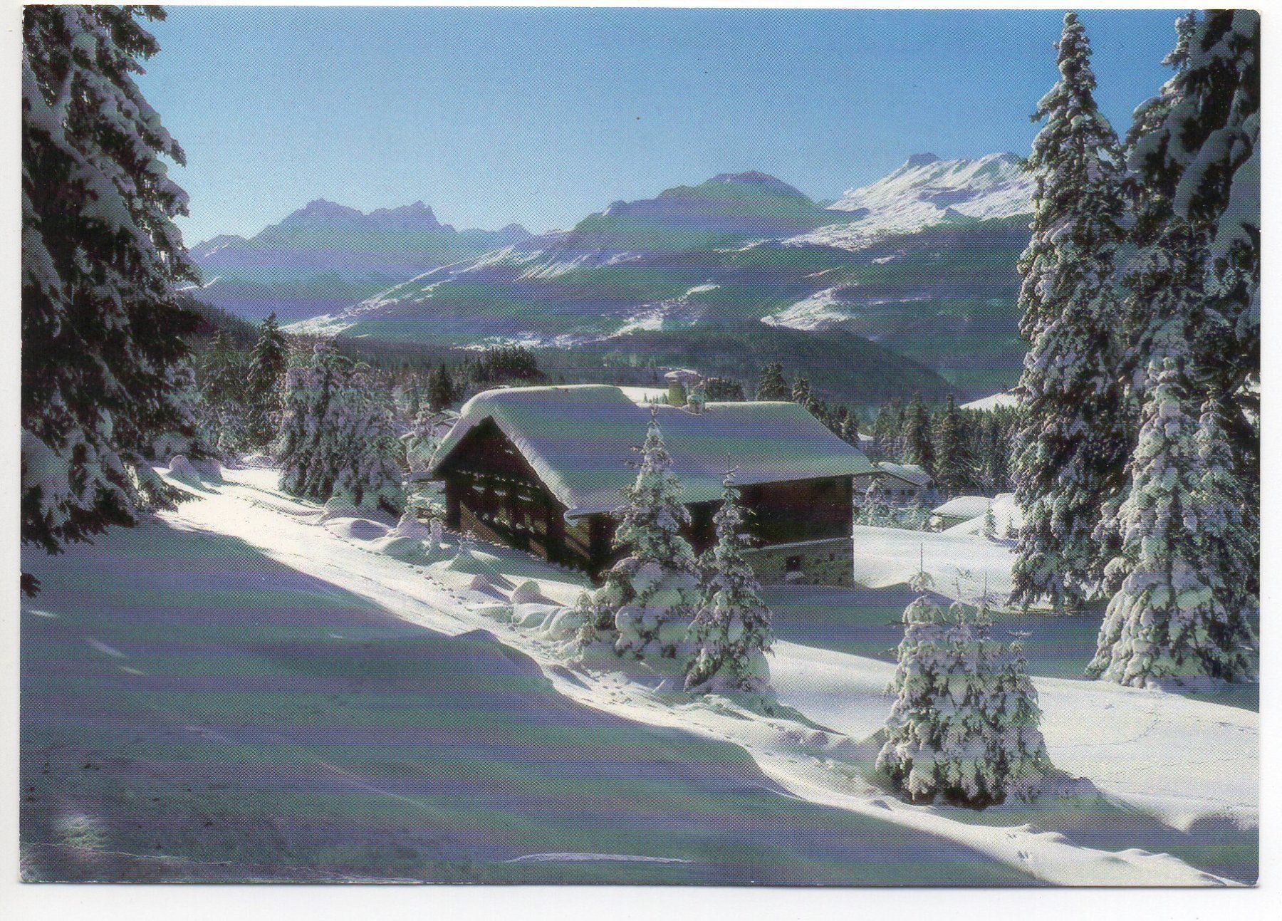 Cartes postales: LENZERHEIDE Crapera mit Blick auf P. Forbesch u. P. Tossa – D'occasion à Jona par philajona