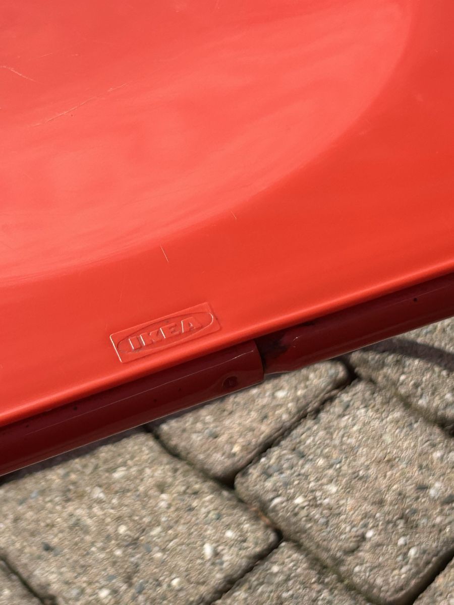 Ikea Sedie: 4x Chaises pliantes rouges IKEA, rétro – Usato da Thierrens venduto da Bigla 6