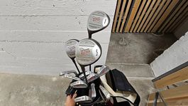 Hochwertiges Golfset (Linkshänder) komplett mit Bag