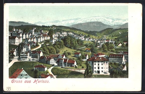 Cartes postales: AK Herisau, Teilansicht, 1900 – D'occasion à Berlin par bartko-reher