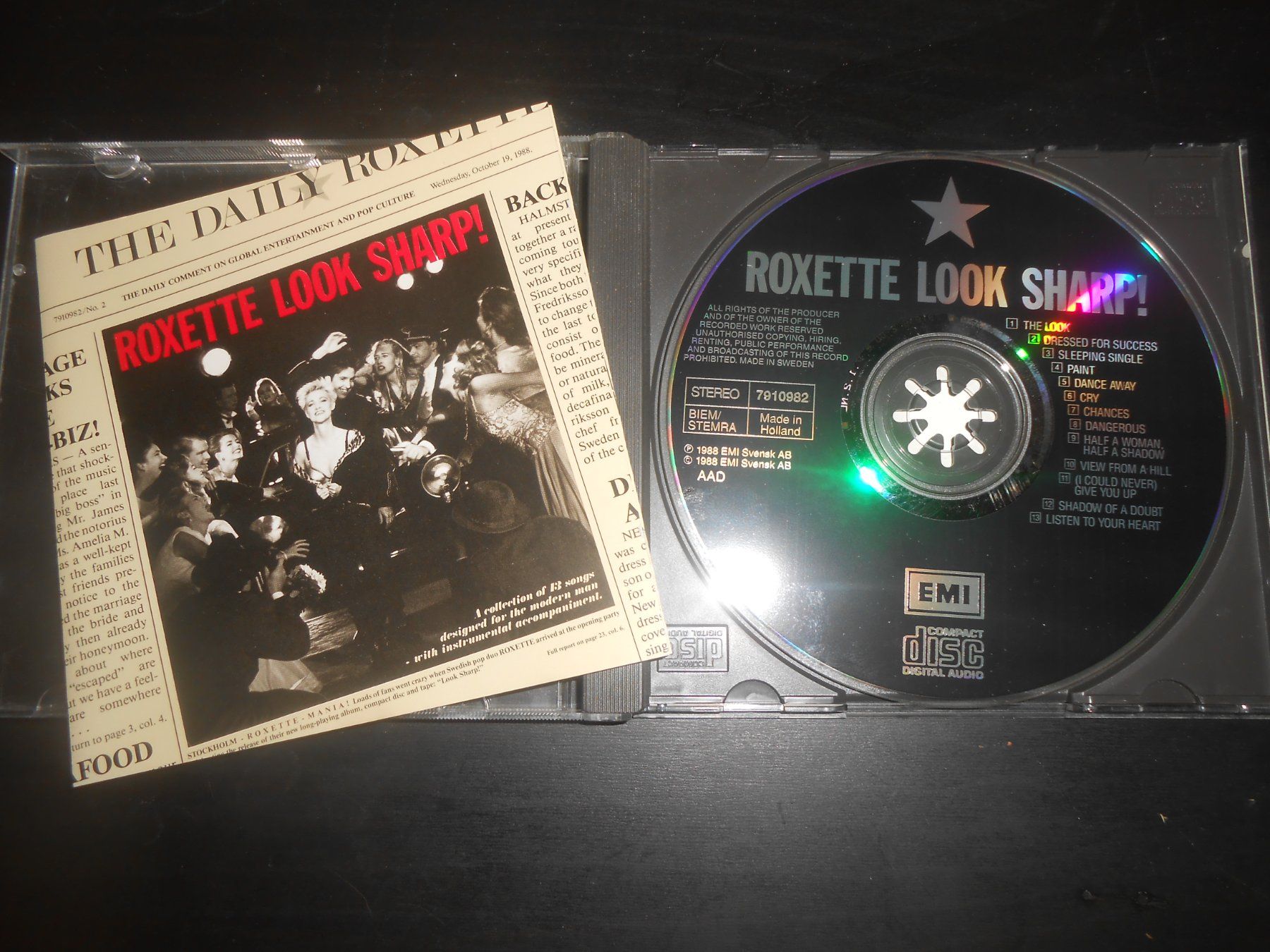 CD: Roxette – Look Sharp! / 1989 – Usato da Aarberg venduto da witchhunter01