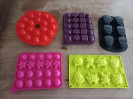 6stk Cakepop Formen und Totenkopf Muffinform