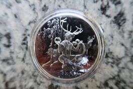 Silbermuenze 1 Unze Proof Celtic Lore Cernunnos Limitiert...