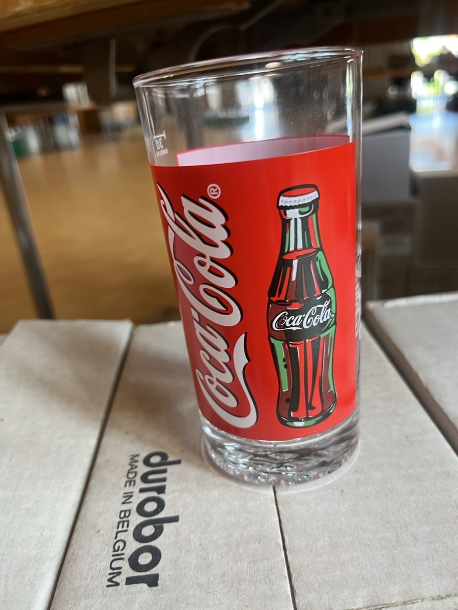Coca-Cola Bicchieri: Coca-Cola Glas klein 37cl neuwertig im Karton – Nuovo e nell'imballaggio originale da Huttwil venduto da kim_f87x 3