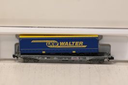 Güterwagen LKW WALTER HUPAC Roco   Spur N