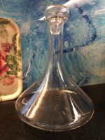 Karaffe Trapez Glasi Hergiswil Glas Flasche Likör Dekanter