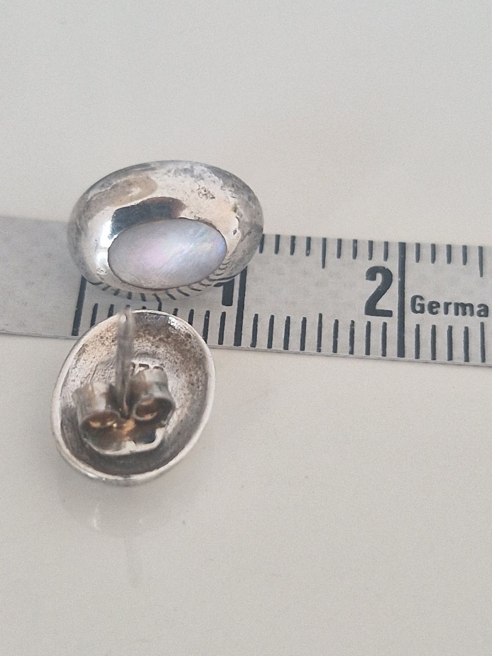 Orecchini pendenti & Orecchini a lobo: Ohrstecker mit Perlmutt – 925 Silber – Usato da Küsnacht ZH venduto da 2011_ 1