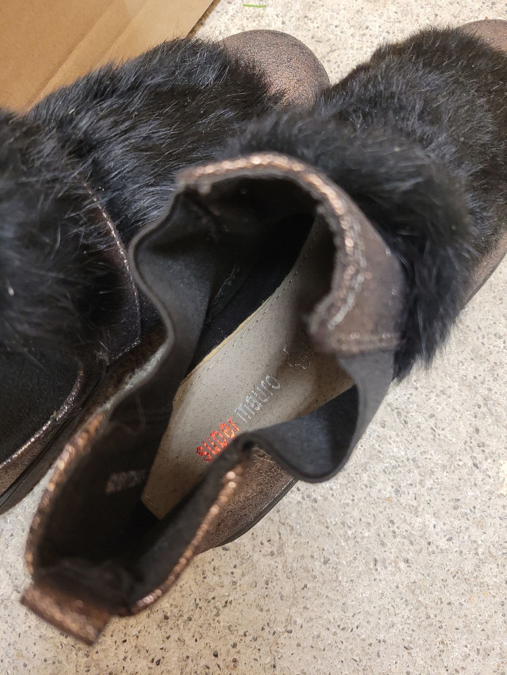 Scarpe da donna: schuhe, stylischer schuh, kunstfell, gr 38 – Nuovo e nell'imballaggio originale da Luzern venduto da Ami-be 2
