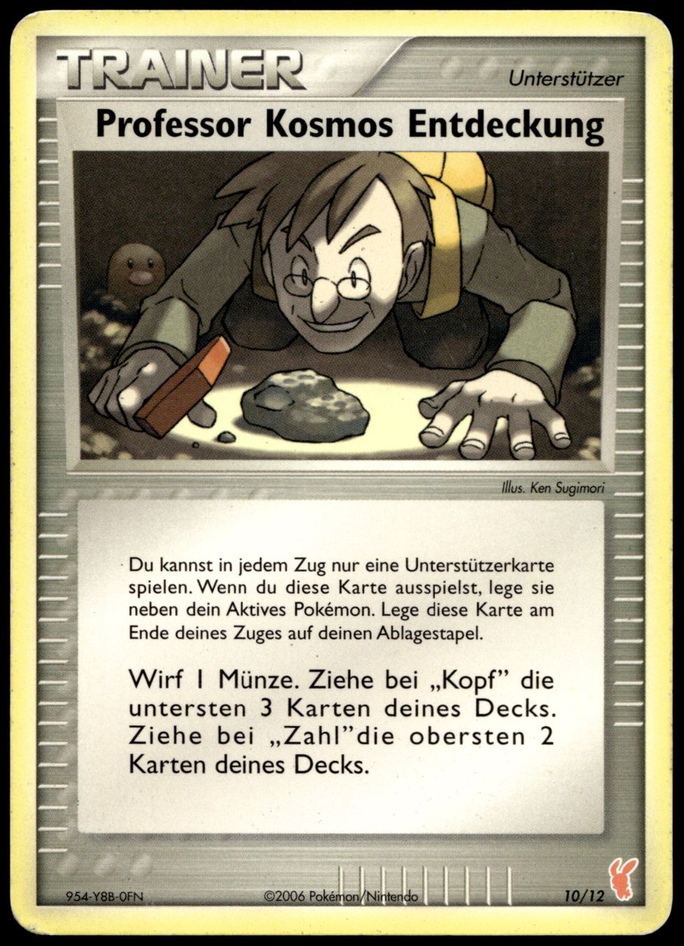 Pokémon Carte collezionabili: Professor Kosmos 10/12 Pokémon EX Trainer Kit Plusle & Minun – Nuovo (secondo la descrizione) da Uster venduto da Madame_Cards