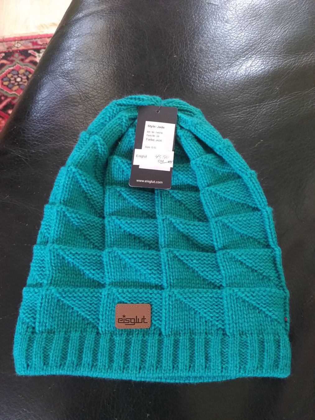 Copricapi, berretti & cappellini: Beanie von Eisglut, Türkisgrün – Nuovo (secondo la descrizione) da Zürich venduto da alessa88