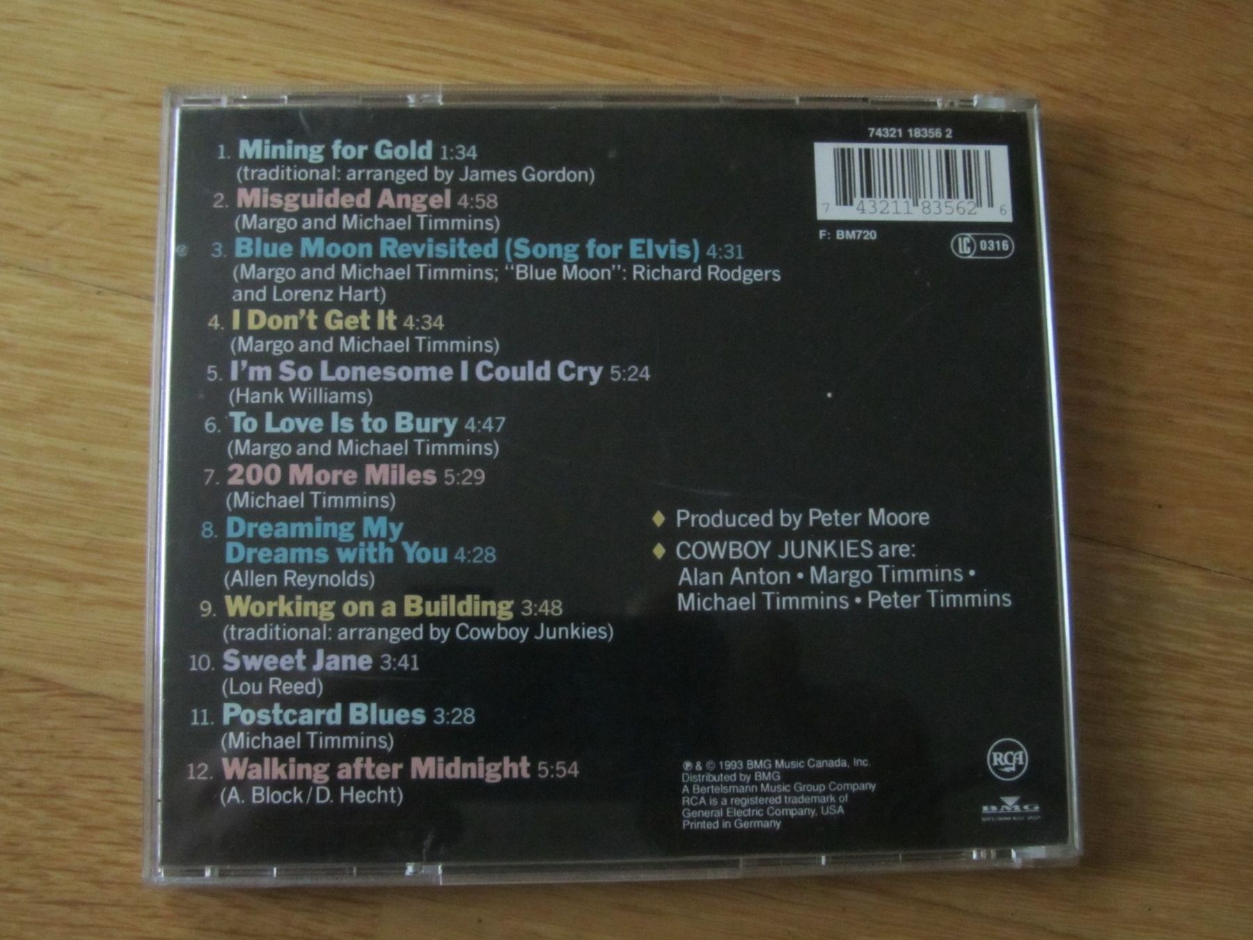 CDs: Cowboy Junkies, The Trinity Session / Folk-Rock – Gebraucht aus Seengen von mikelele 1