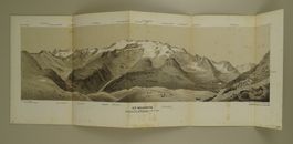 MALADETTA AUF DEM PORT DE VENASQUE, PYRENÄEN, PANORAMA 1872