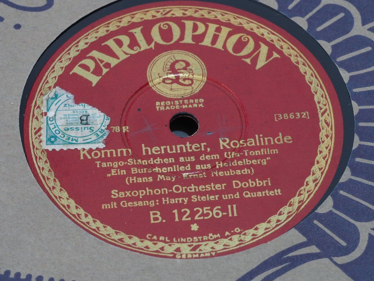Schallplatten: DISQUES 78 TOURS – Gebraucht aus Lausanne von Leag