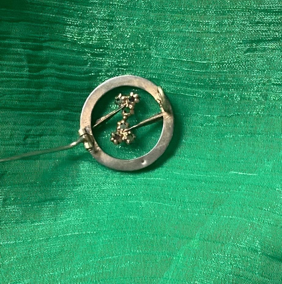 Broschen & Nadeln: RARITÄT - edle & antike Brosche Modeschmuck, 2.2cm – Gebraucht aus Winkel von ferrari2022 2