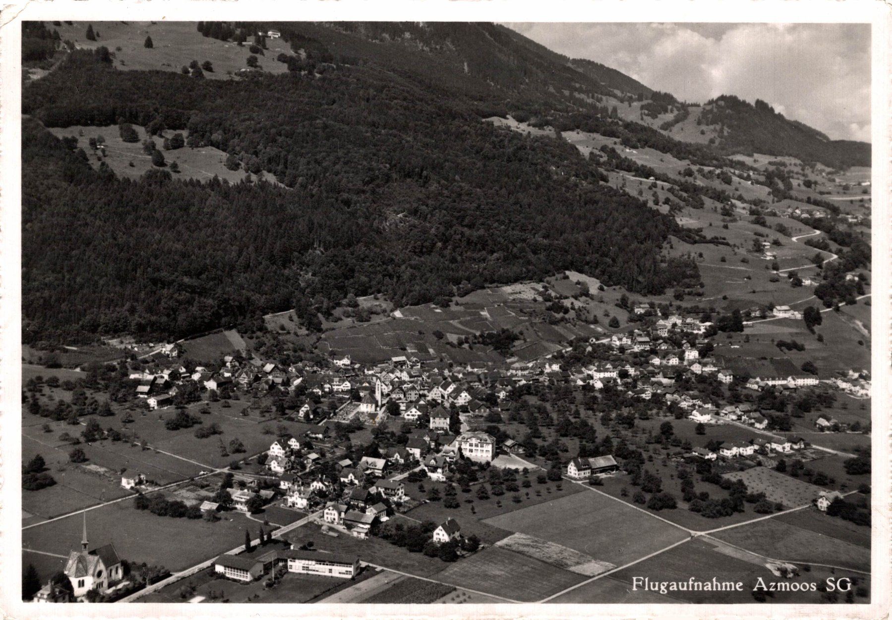 Cartes postales: Flugaufnahme Azmoos SG – D'occasion à Bronschhofen par Astore