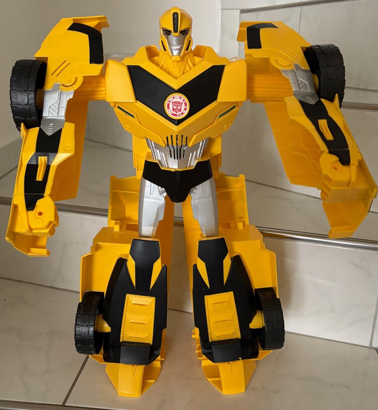 Hasbro Giocattoli: Hasbro: Transformers RID Super Bumblebee, 50 cm – Usato da Richterswil venduto da compars