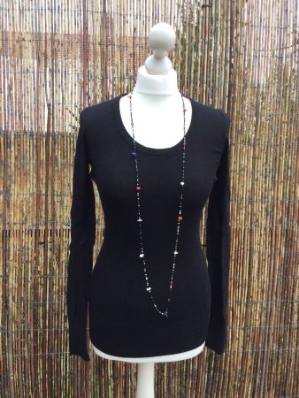 Pull noir marque CHICOREE, taille M, NEUF