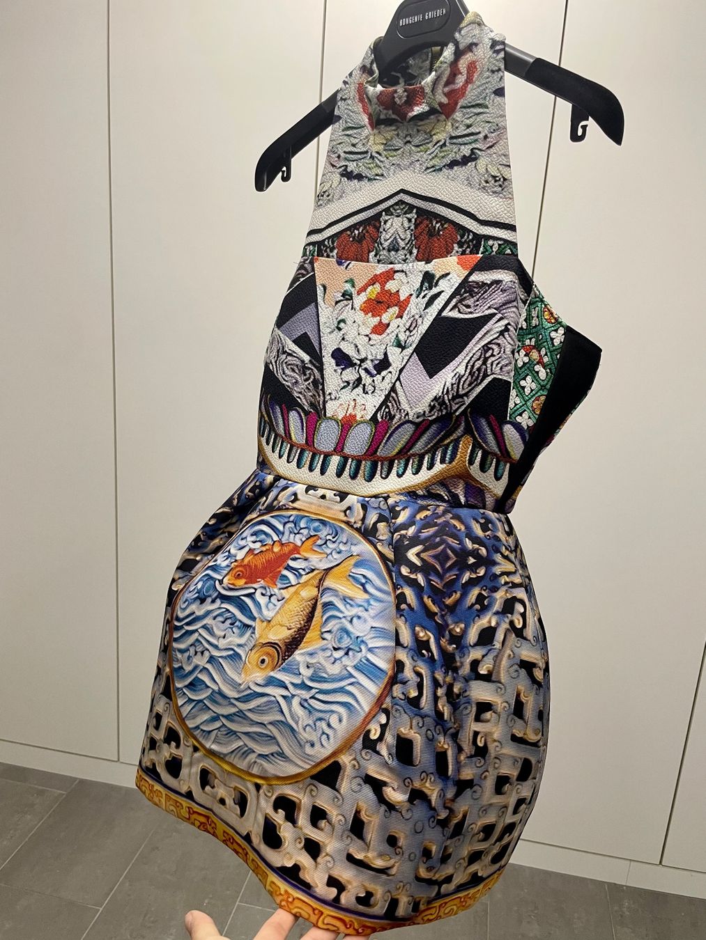 Vestiti: Runway Mary Katrantzou Seide Minikleid – Usato da Au ZH venduto da Daiga 1