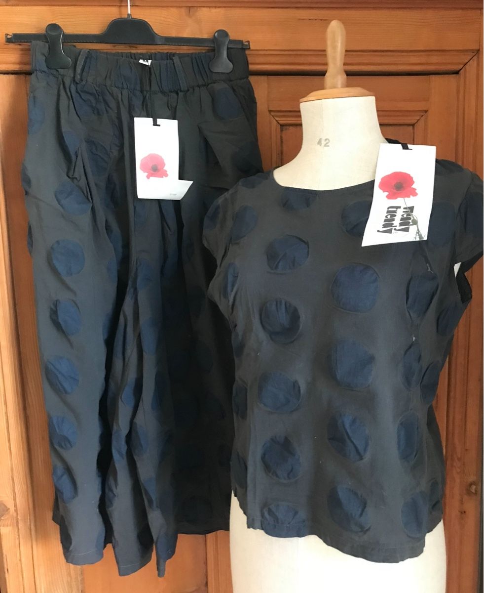 Lotti di vestiti: Set Oberteil & Palazzo-Hose – Nuovo (secondo la descrizione) da Quinto venduto da Arpe11 1