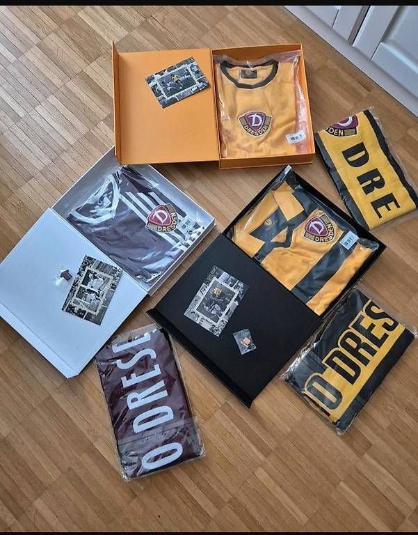 Canottiere & Pantaloni: Dynamo Dresden Retro Trikotboxen 2025 – Usato da Steffisburg venduto da leizte74