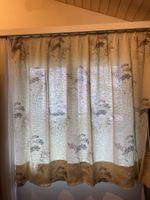 2 Nachtvorhänge beige - 160 x 140 (W1)