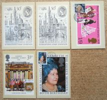 LOT MAXIMUMKARTEN GROSSBRITANNIEN : 1980 / 1984
