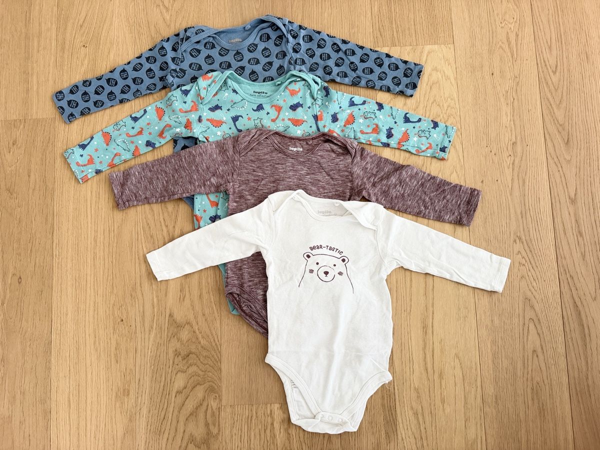 Biancheria intima: 4x langarm Body Gr. 86/92 – Usato da Rain venduto da Heike5284